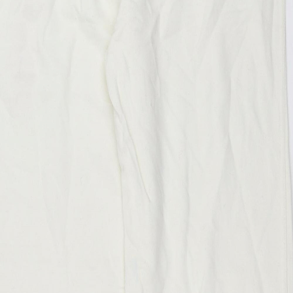 NEXT Womens White   Jogger Trousers Size 14 L30 in