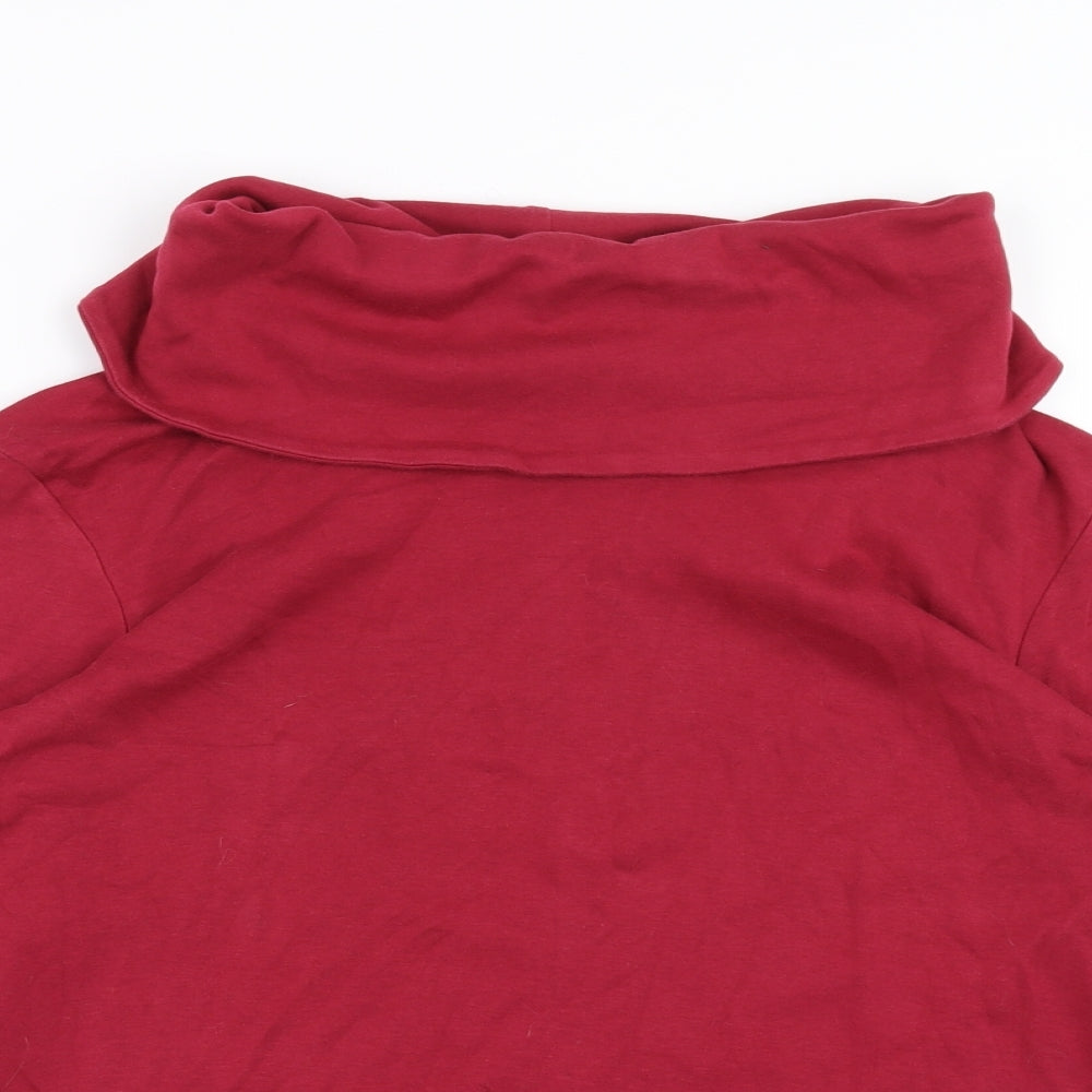 Cotton Traders Womens Pink   Basic T-Shirt Size 14