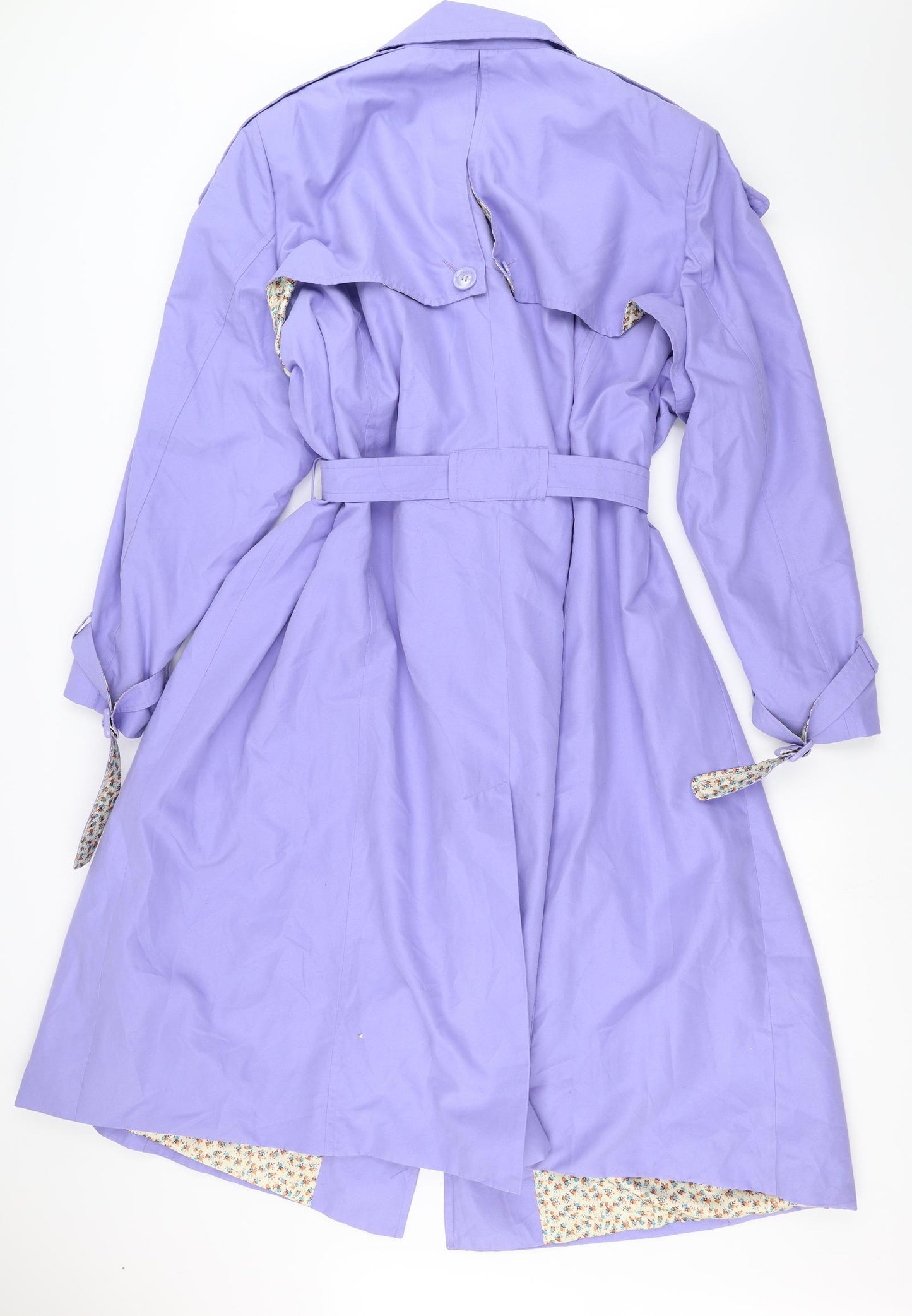 Dannimac Womens Purple   Trench Coat Coat Size 28
