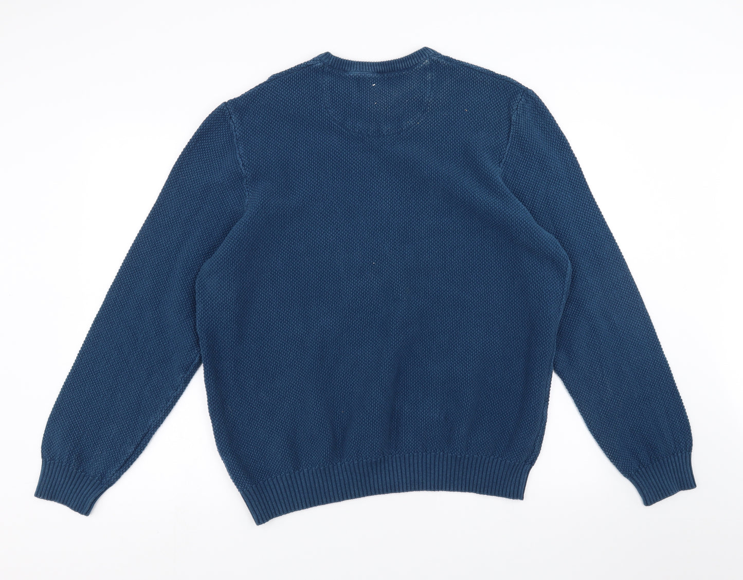 Atlantic Bay Mens Blue   Pullover Jumper Size XL