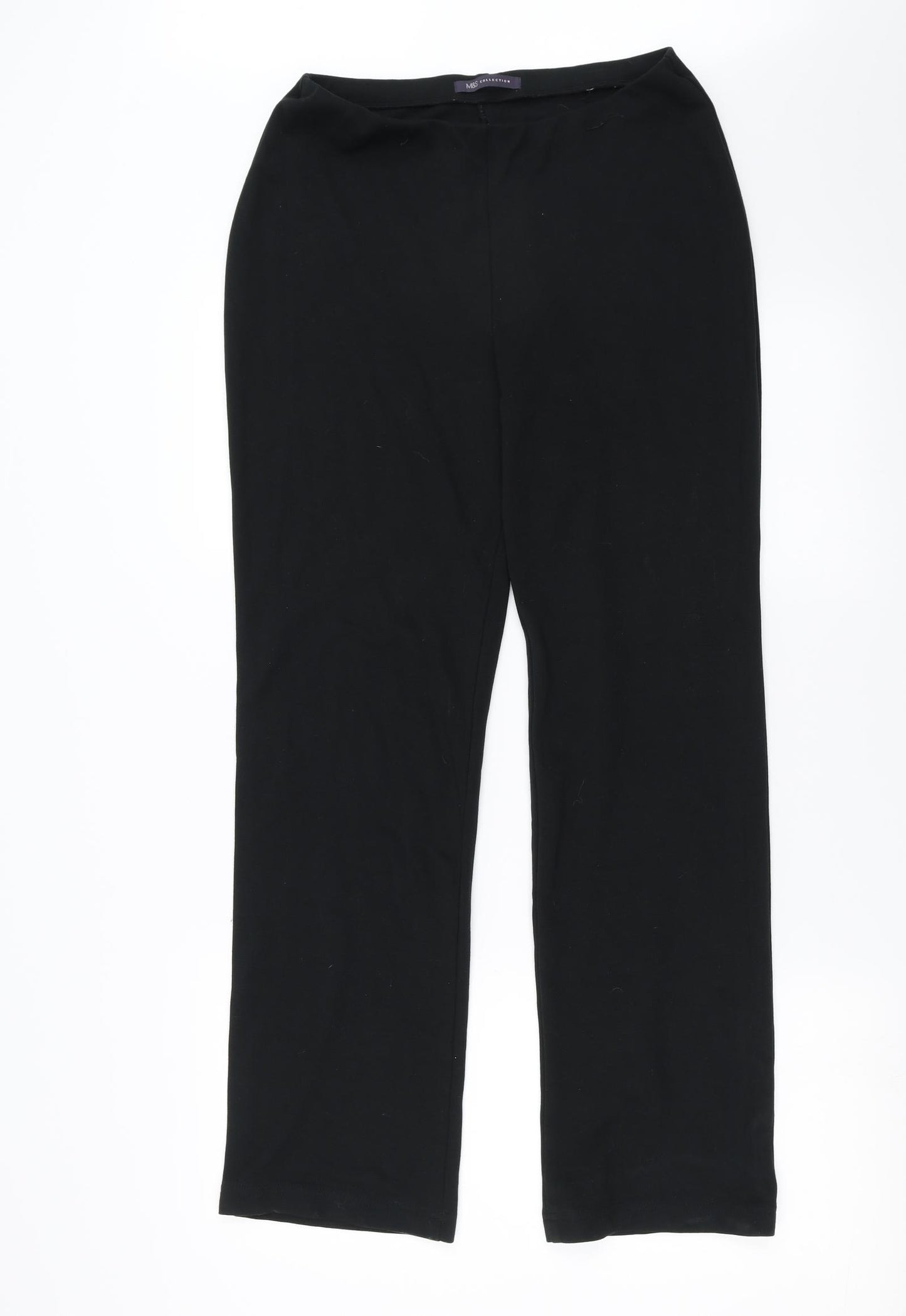 Marks and Spencer Womens Black   Trousers  Size 10 L29 in