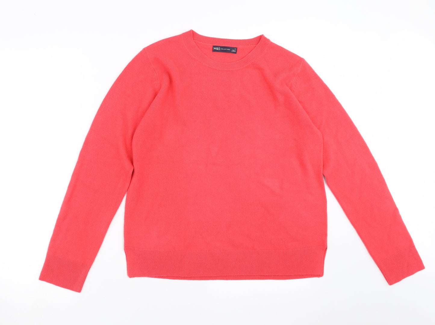 Marks and Spencer Womens Pink   Pullover Jumper Size 12