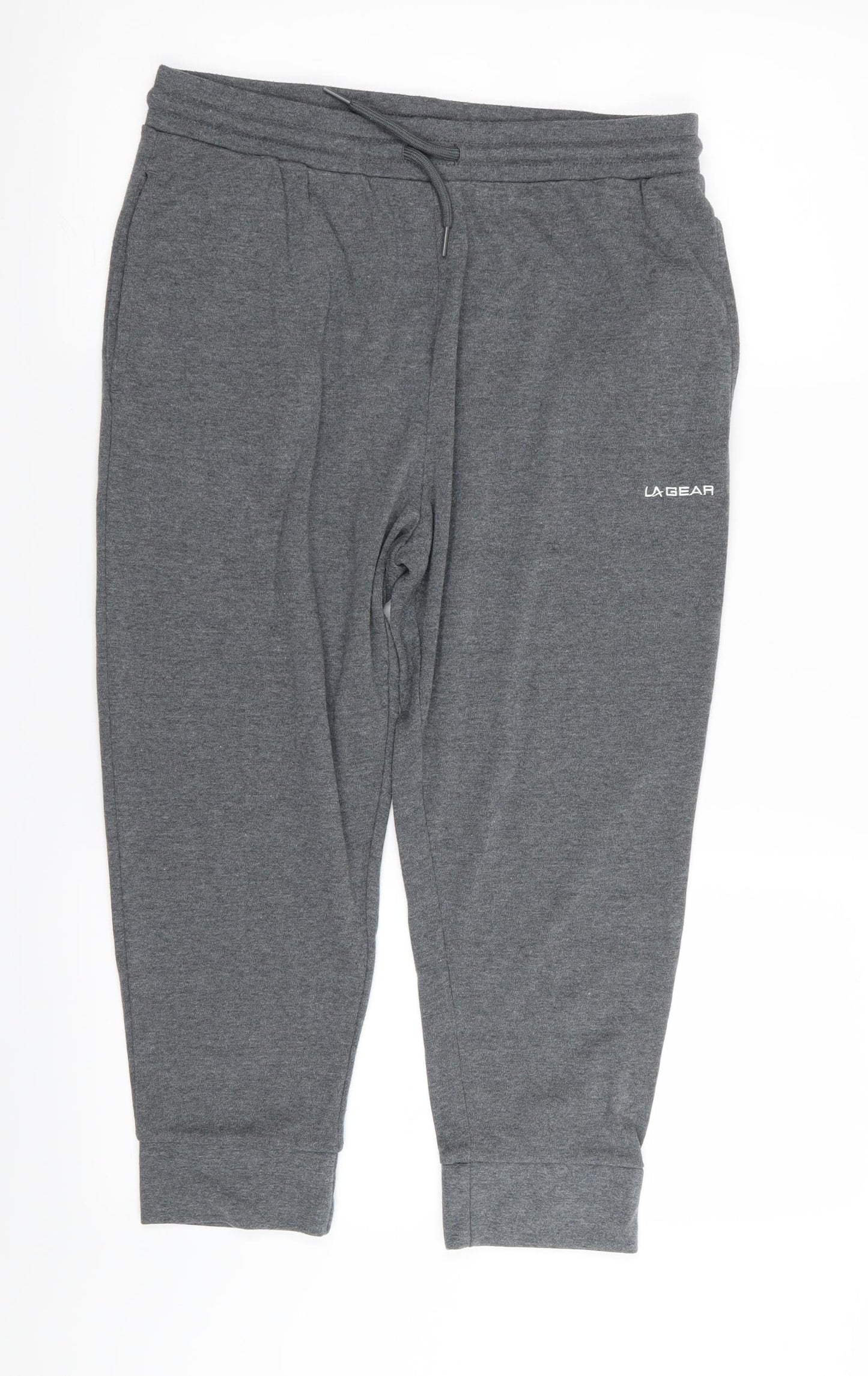 LA Gear Womens Grey   Jogger Trousers Size 14 L21 in