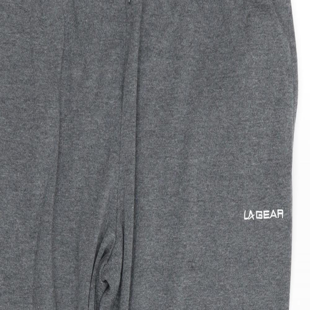 LA Gear Womens Grey   Jogger Trousers Size 14 L21 in