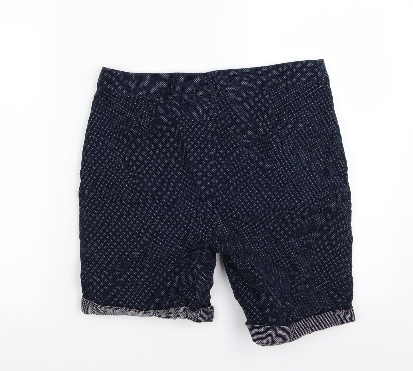 Primark Mens Blue Polka Dot  Chino Shorts Size 32 in