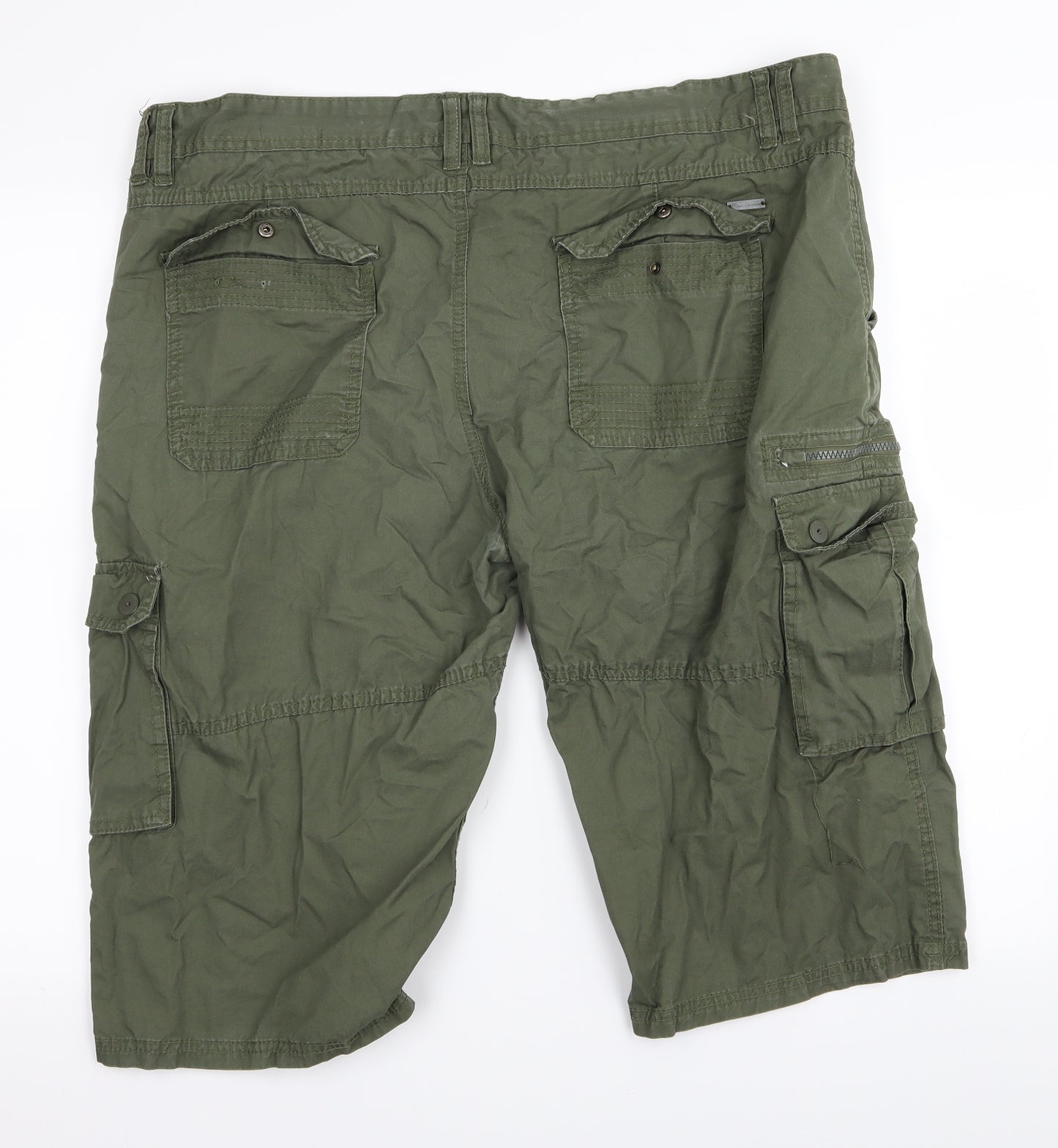 Pierre Cardin Mens Green   Cargo Shorts Size 2XL