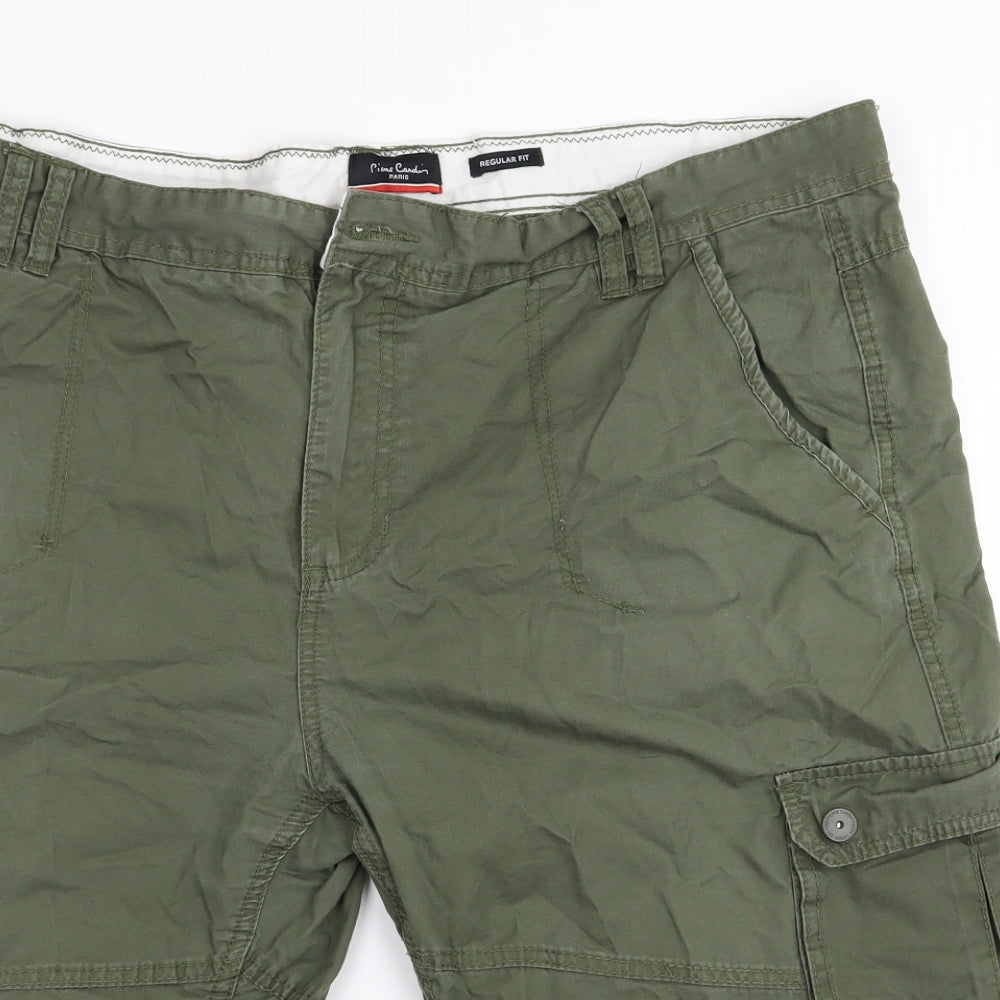 Pierre Cardin Mens Green   Cargo Shorts Size 2XL