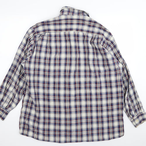 argelo Mens Multicoloured Check   Button-Up Size 17