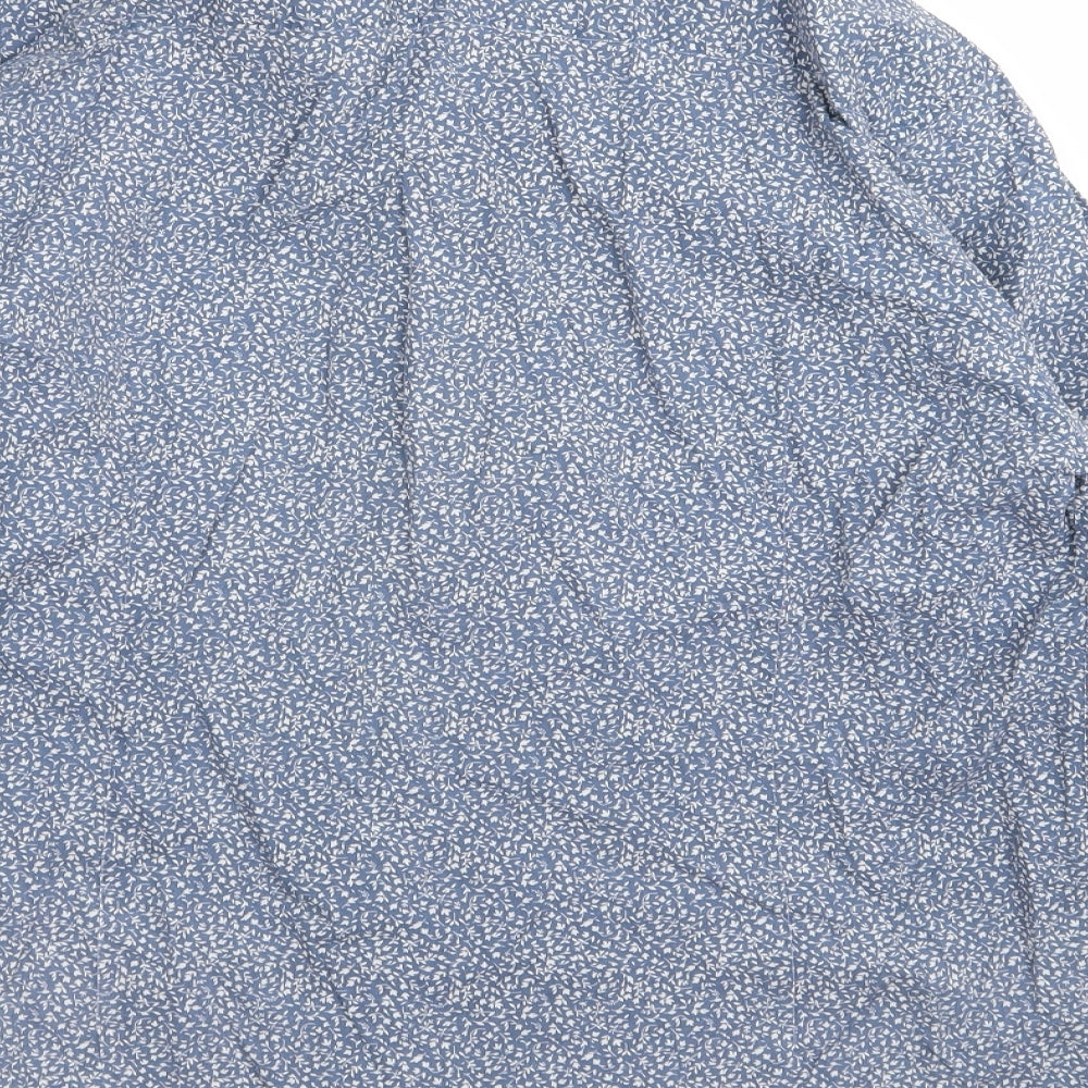 Cedar Wood State Mens Blue Floral   Button-Up Size 16.5
