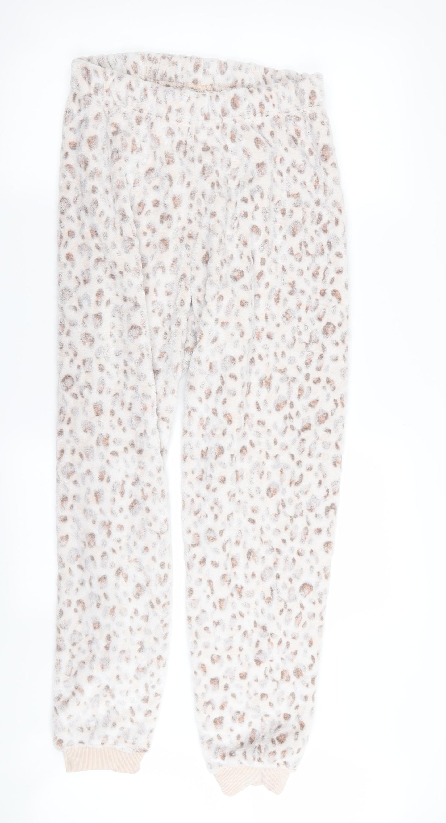 Primark Womens Grey Animal Print  Babydoll Pyjama Set Size 12