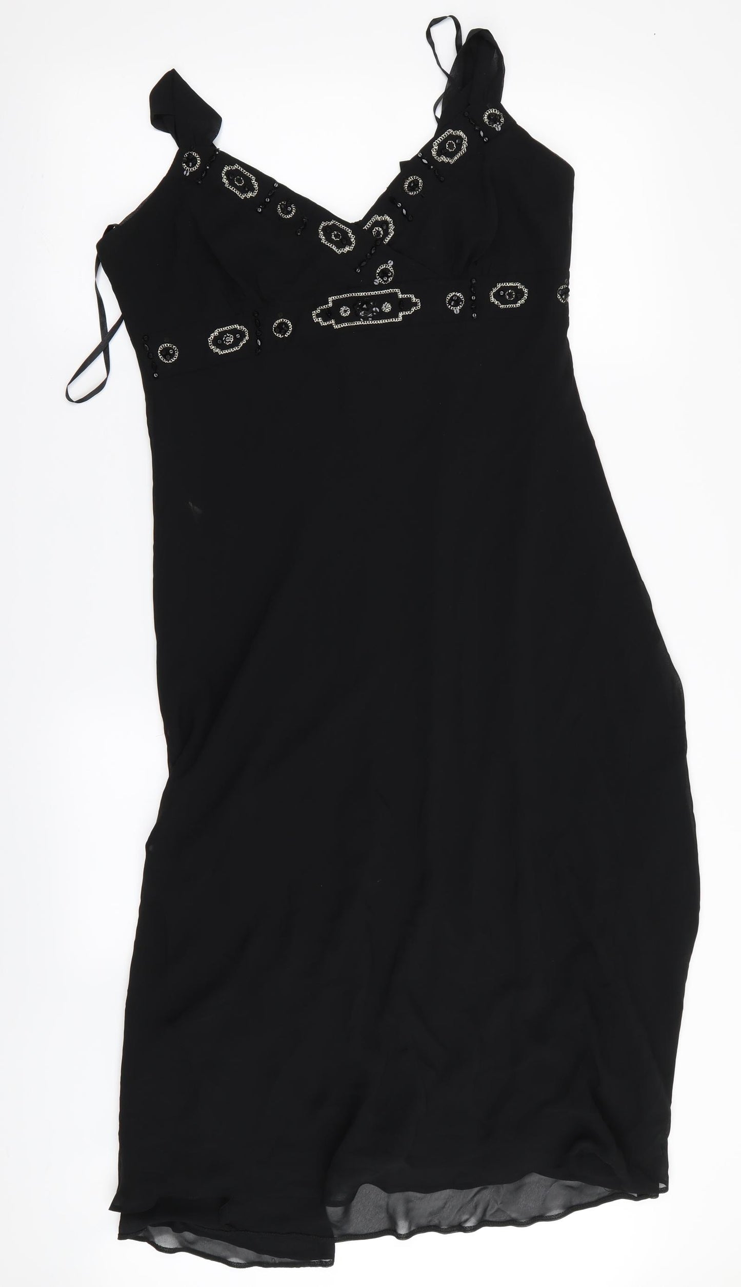 Debenhams Womens Black   Fit & Flare  Size 14