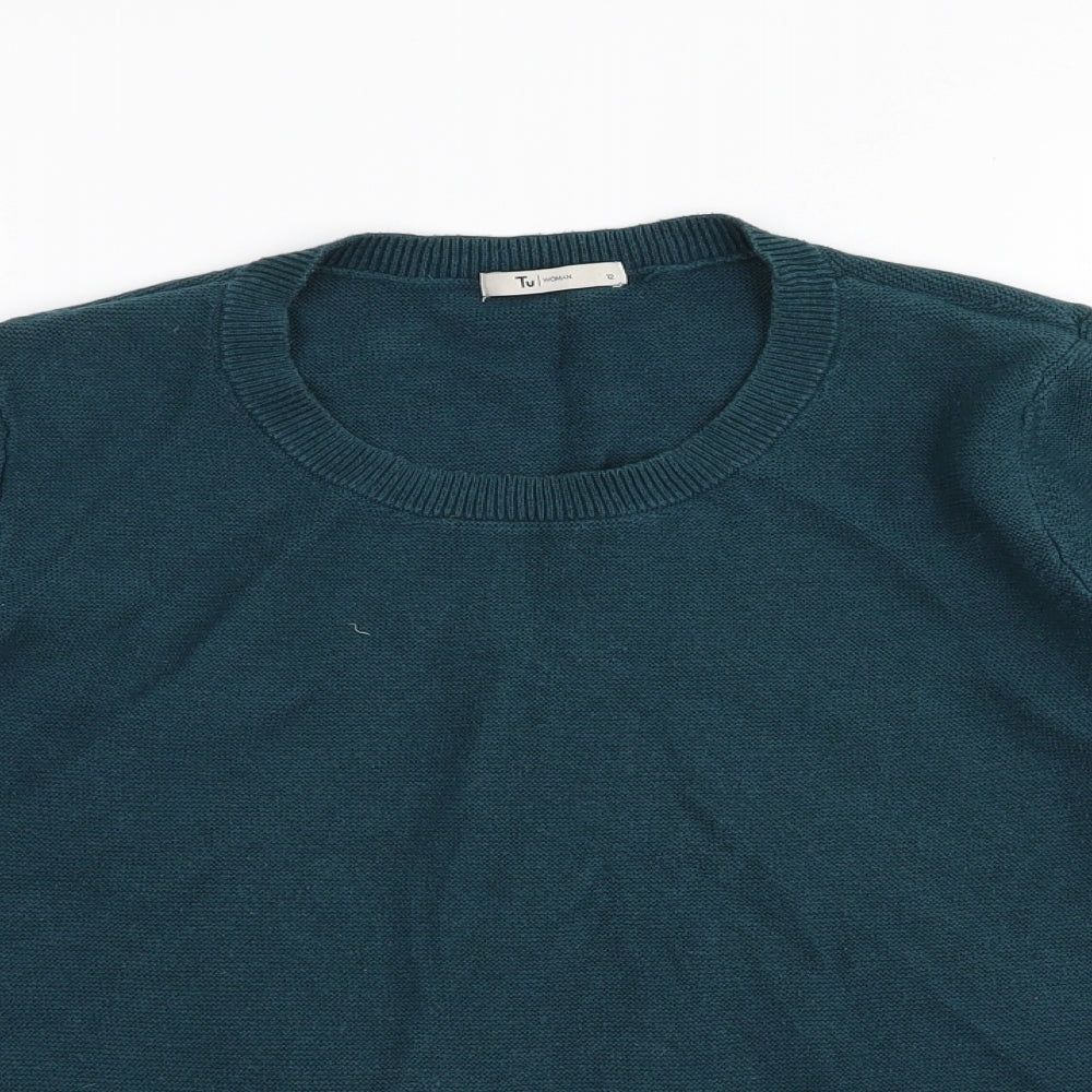 TU Womens Green   Pullover Jumper Size 12