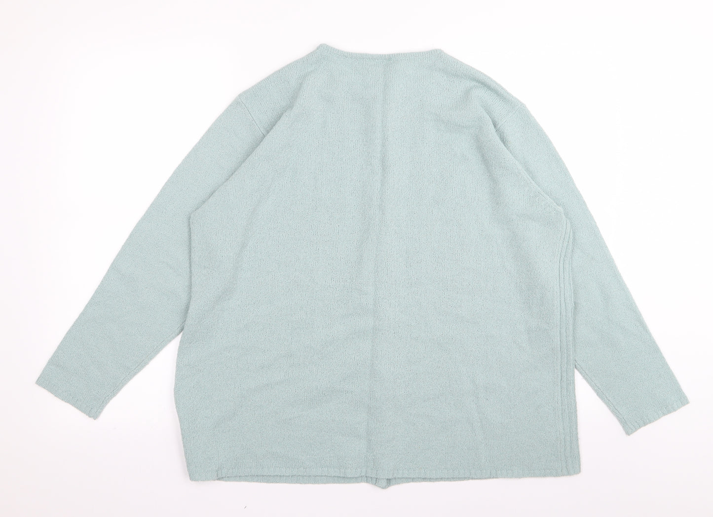 Classics Womens Green Floral  Cardigan Jumper Size 20
