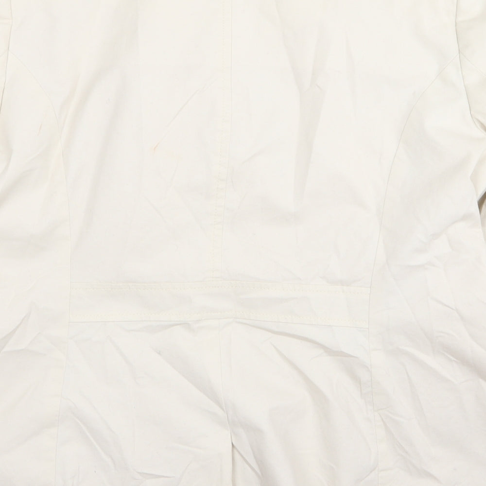 Per Una Womens Beige   Overcoat Coat Size 16