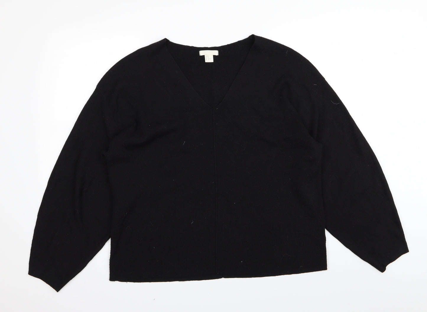 H&M Womens Black   Pullover Jumper Size 12