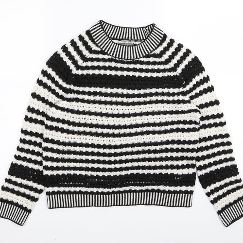 papaya Womens Multicoloured Striped  Pullover Jumper Size 8