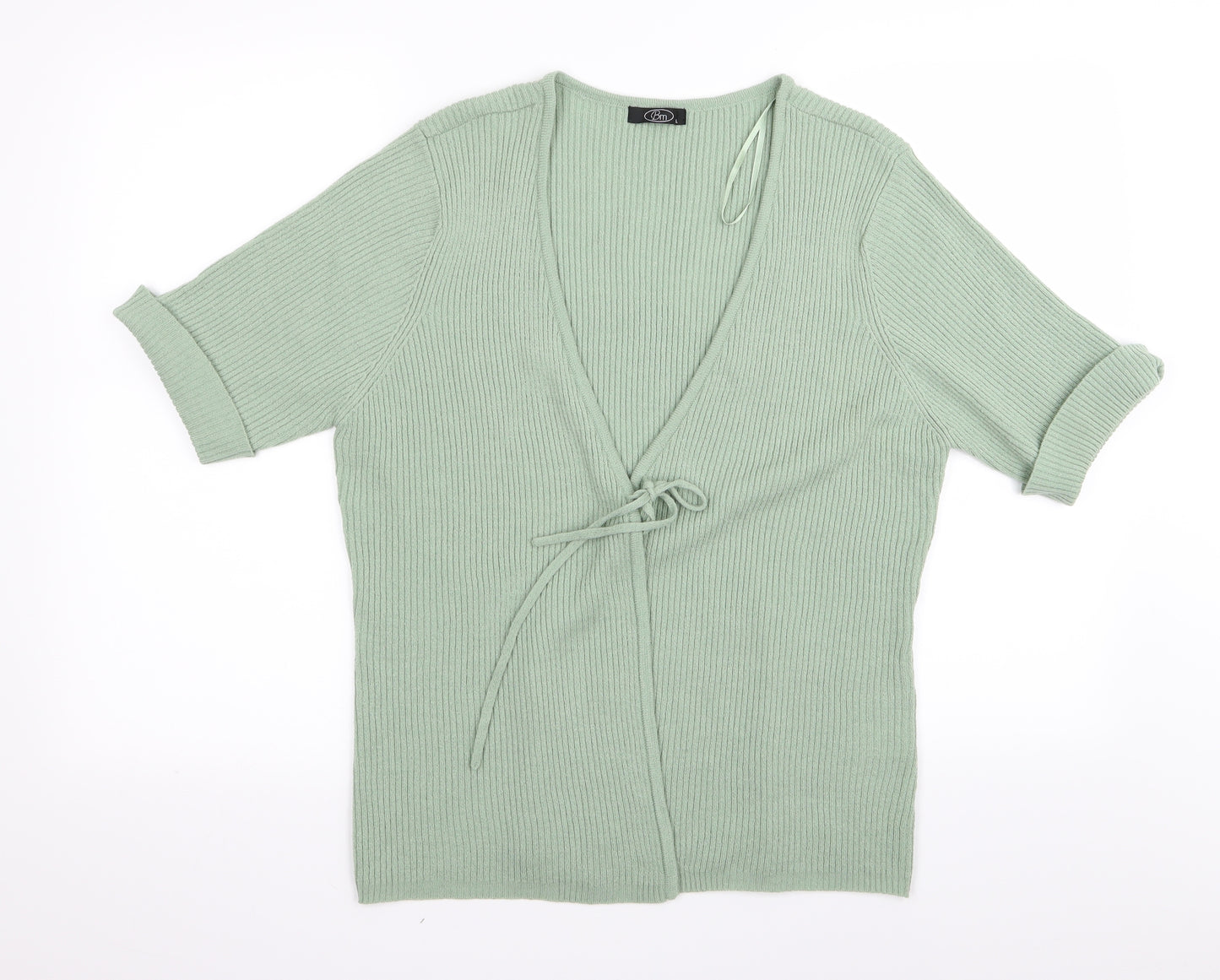 BM Womens Green   Cardigan Jumper Size L