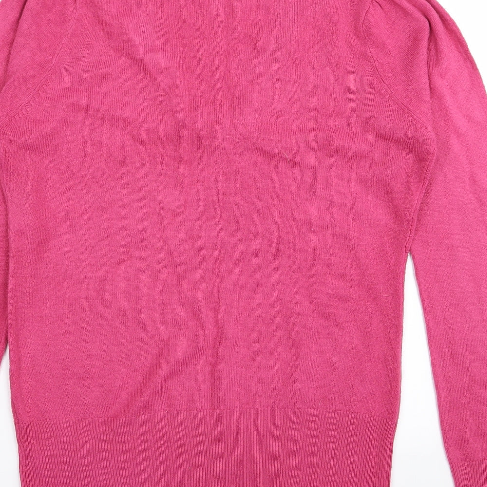 made with love Womens Pink   Basic T-Shirt Size 10