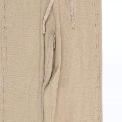 Yu & Me Womens Beige   Jogger Trousers Size S L30 in - Stretch waistband