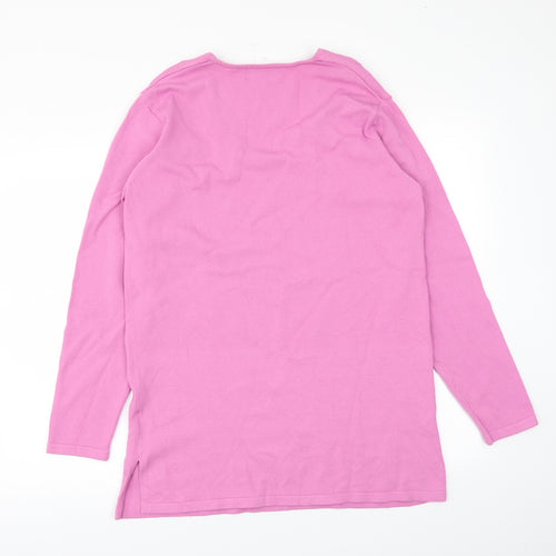 Michele Hope Womens Pink   Pullover Jumper Size 10