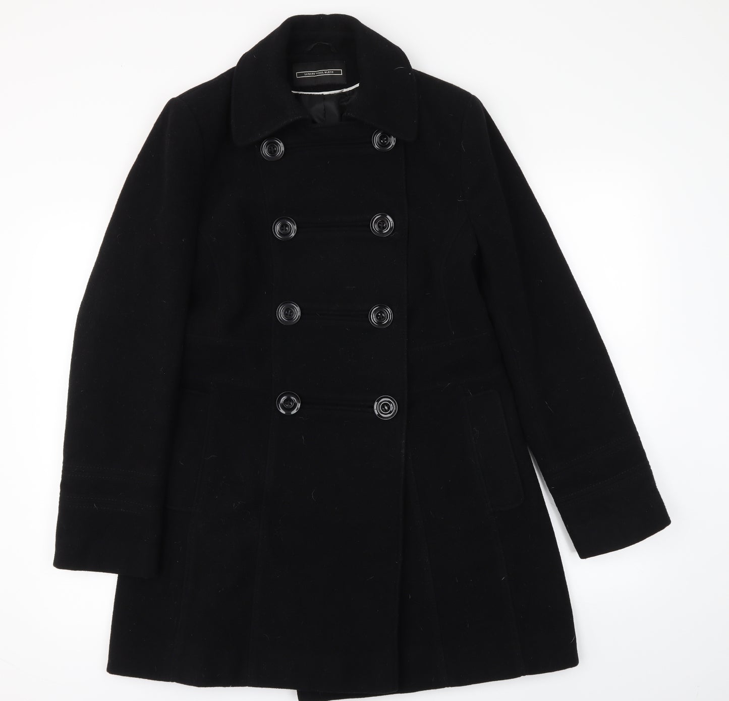 BHS Womens Black   Jacket Coat Size 12
