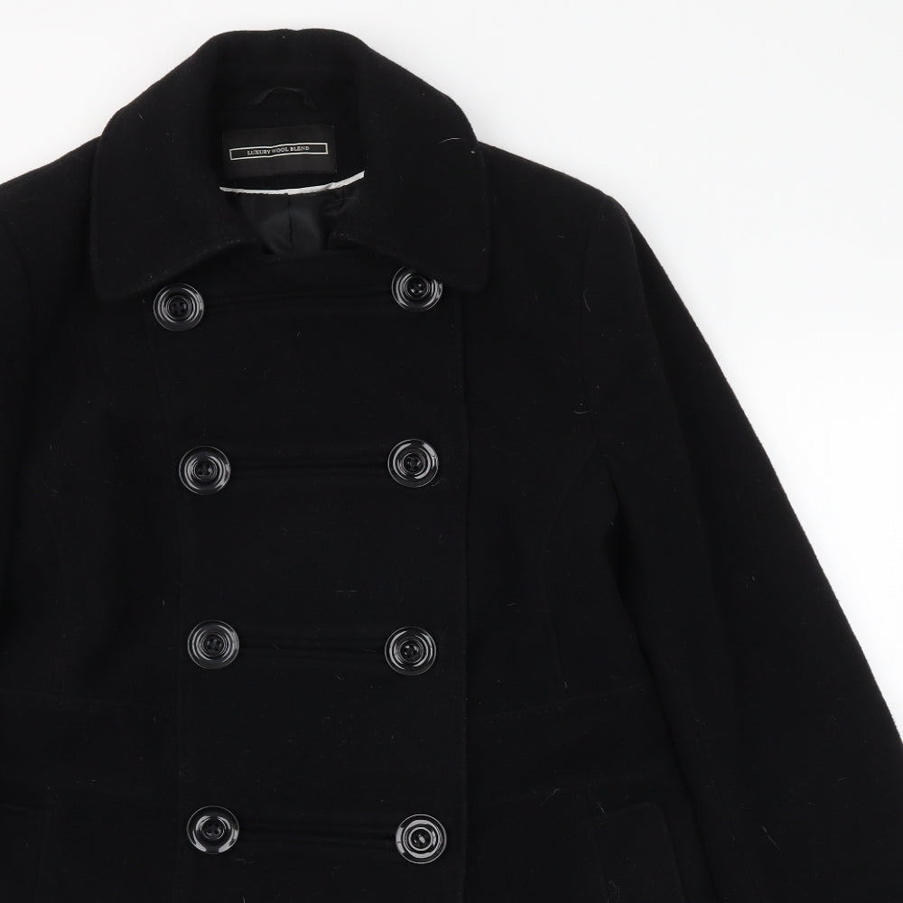 BHS Womens Black   Jacket Coat Size 12