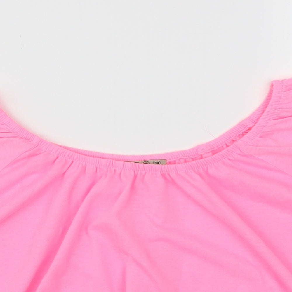 Primark Womens Pink   Basic T-Shirt Size 8