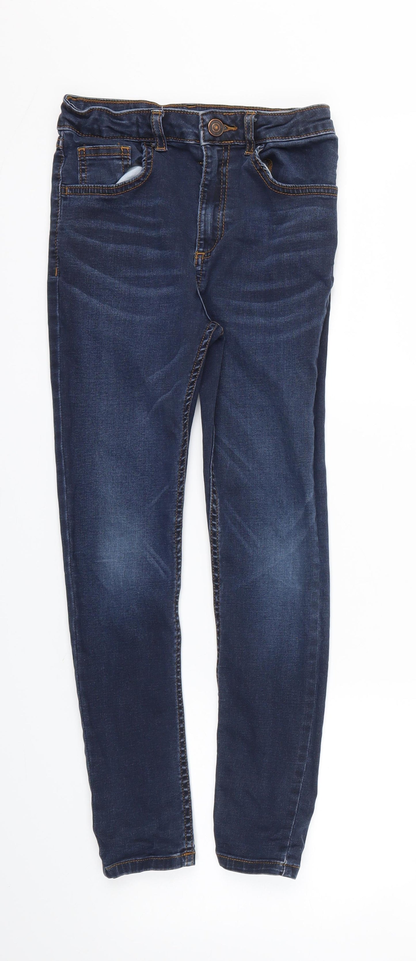 River Island Girls Blue   Skinny Jeans Size 9 Years