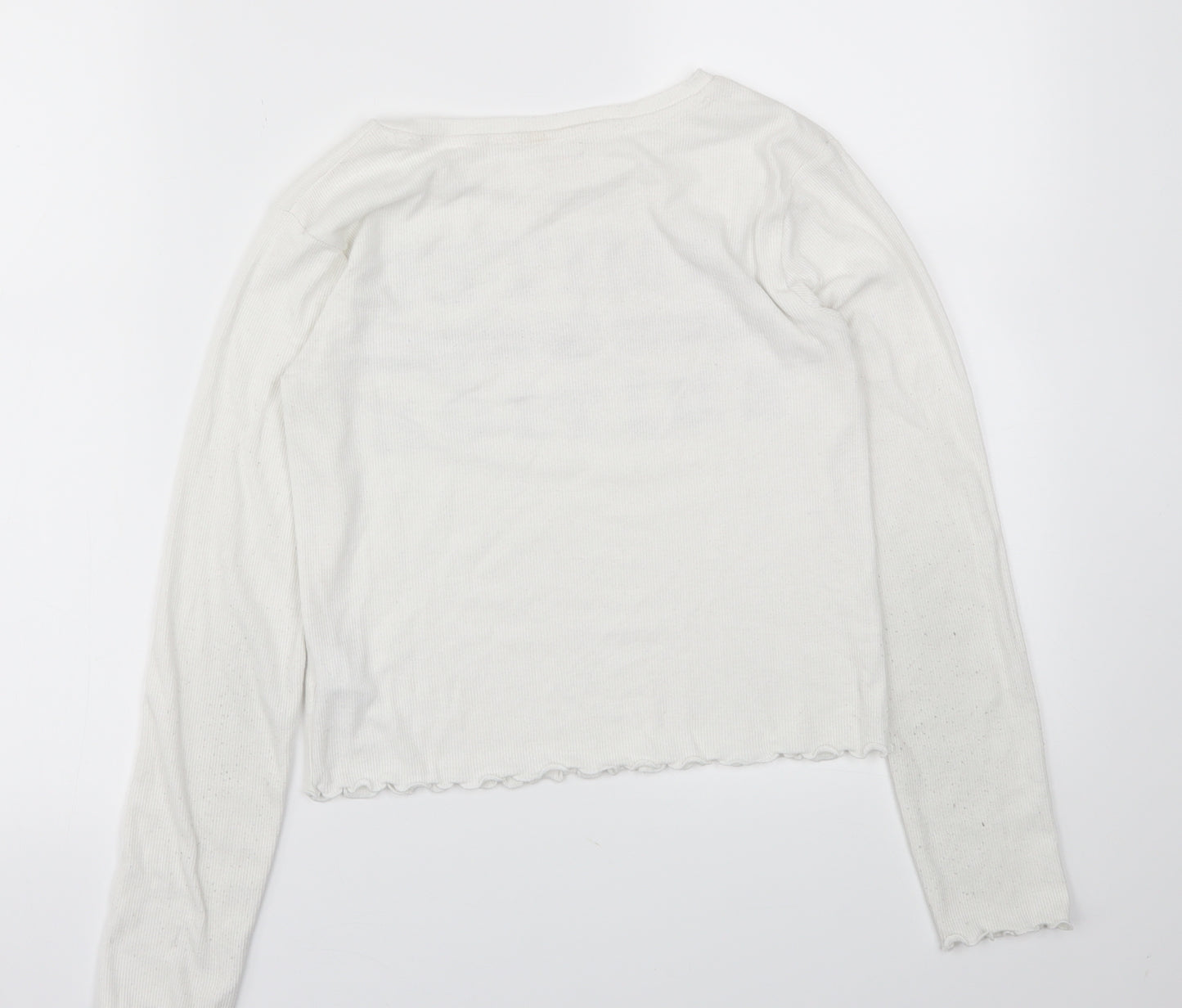 Primark Girls White   Basic T-Shirt Size 10-11 Years