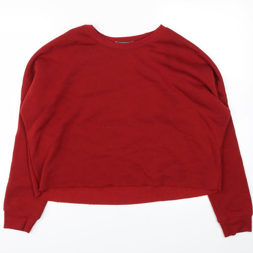 Primark Womens Red   Pullover Hoodie Size 2XS