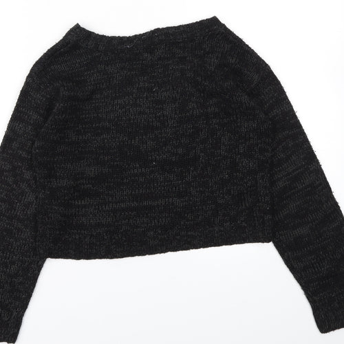 YD Girls Black   Pullover Jumper Size 10-11 Years