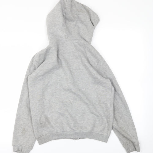 YD Girls Grey   Full Zip Hoodie Size 12-13 Years