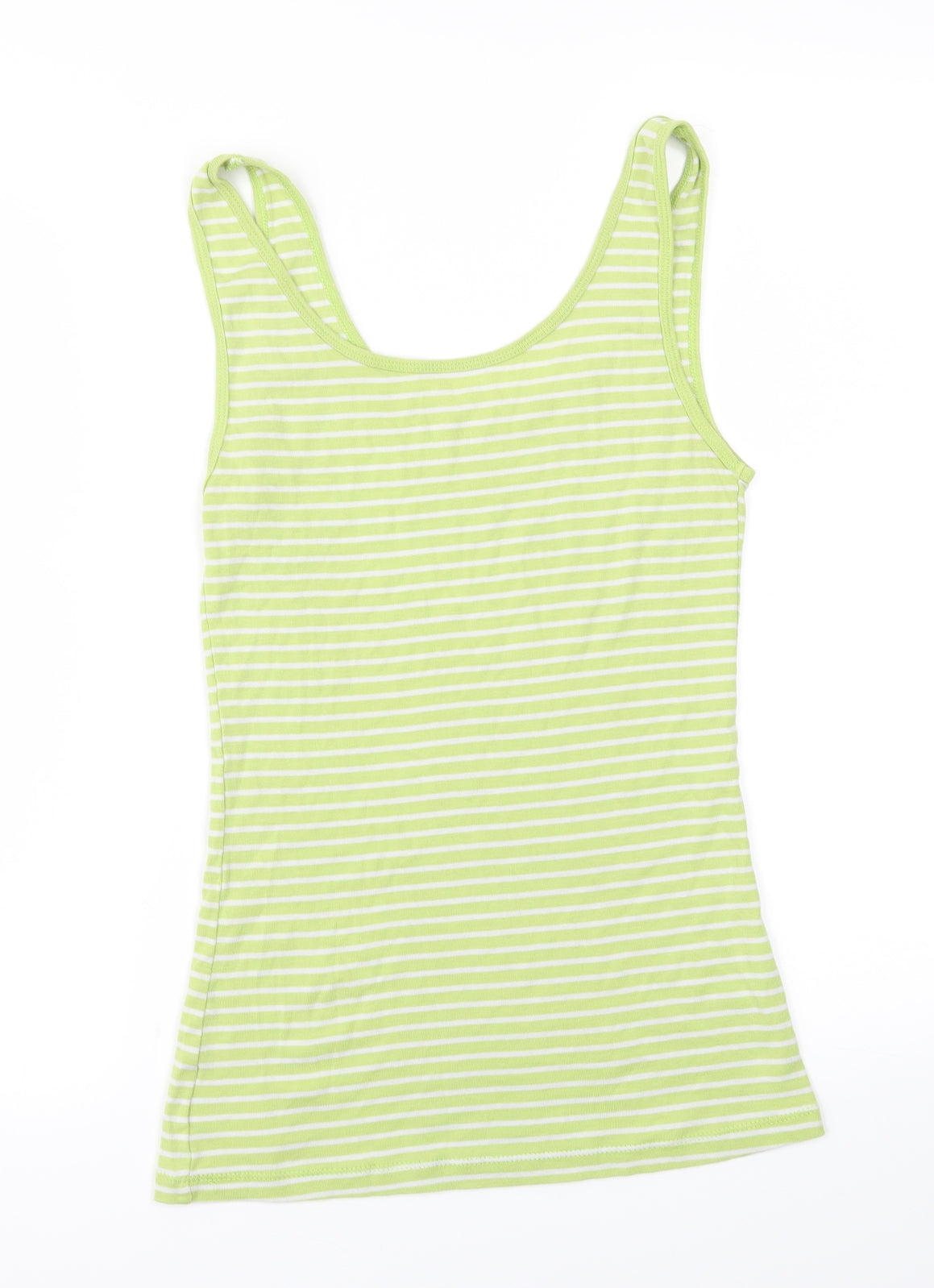 Peacocks Womens Green Polka Dot  Basic T-Shirt Size 14