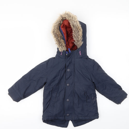 Next  Boys Blue   Basic Coat Coat Size 2 Years