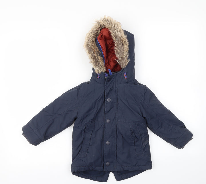 Next  Boys Blue   Basic Coat Coat Size 2 Years