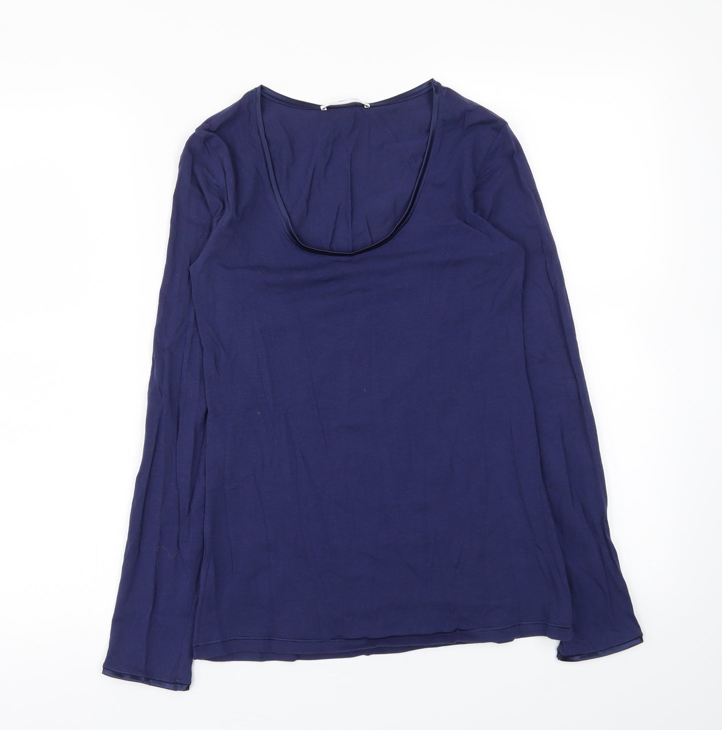 M&S Womens Blue   Basic T-Shirt Size 10