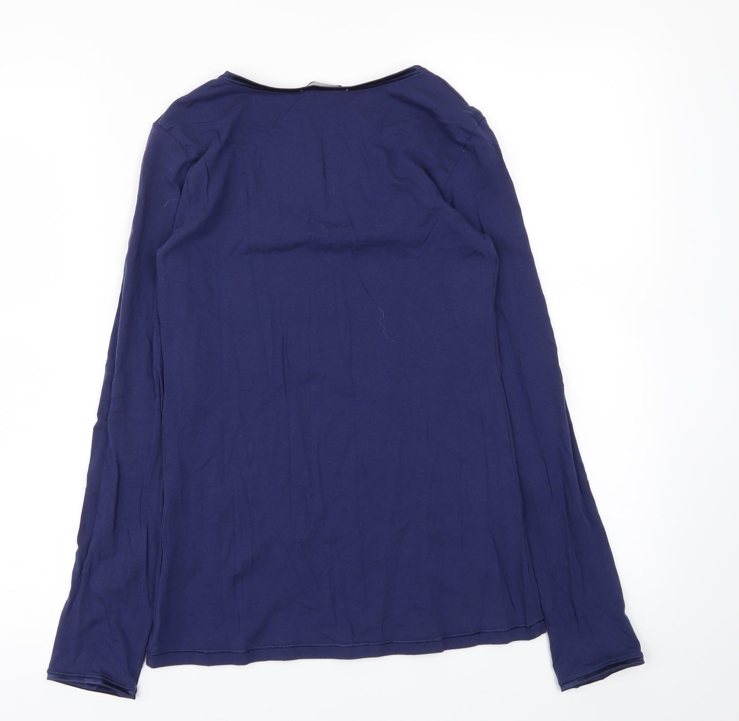 M&S Womens Blue   Basic T-Shirt Size 10