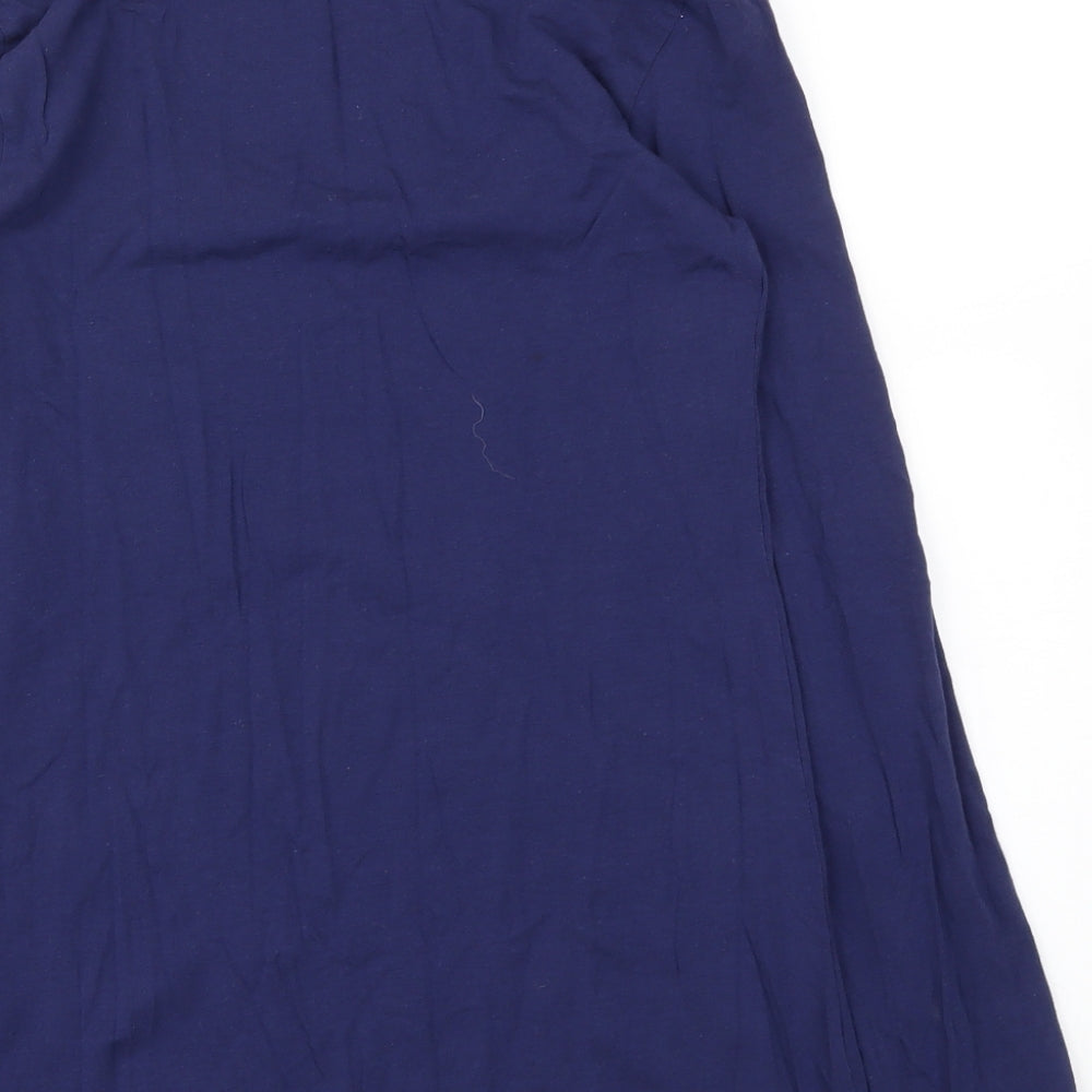 M&S Womens Blue   Basic T-Shirt Size 10
