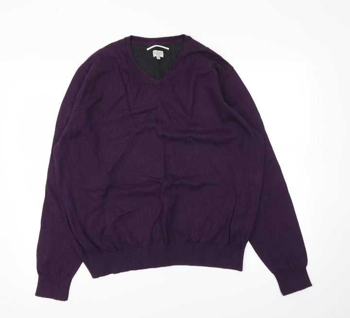 Racing Green Mens Purple Pullover Sweatshirt Size XL