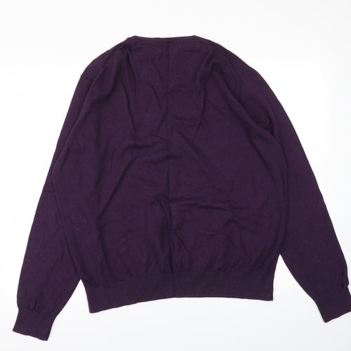Racing Green Mens Purple   Pullover Sweatshirt Size XL