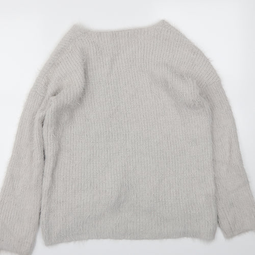 Primark Womens Grey   Pullover Jumper Size M