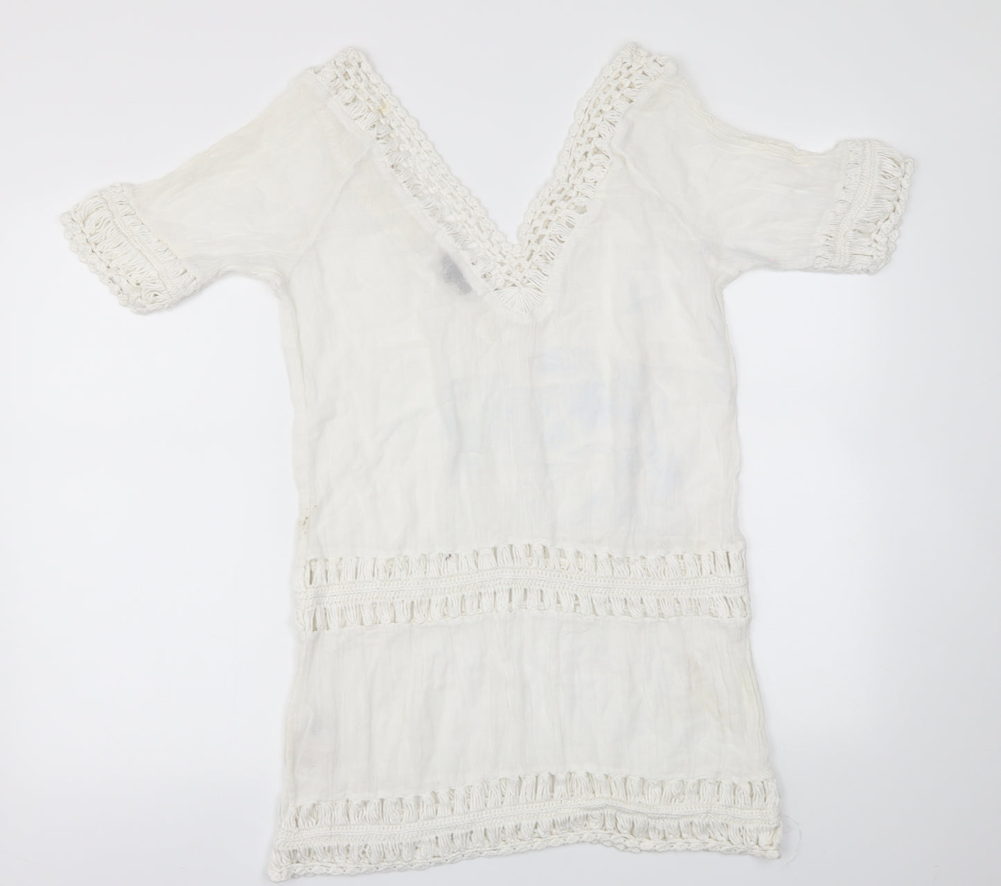 Topshop Womens White   Basic T-Shirt Size M