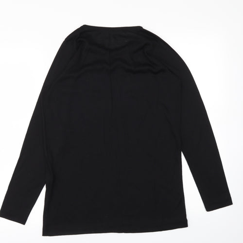 Preworn Womens Black   Basic T-Shirt Size L