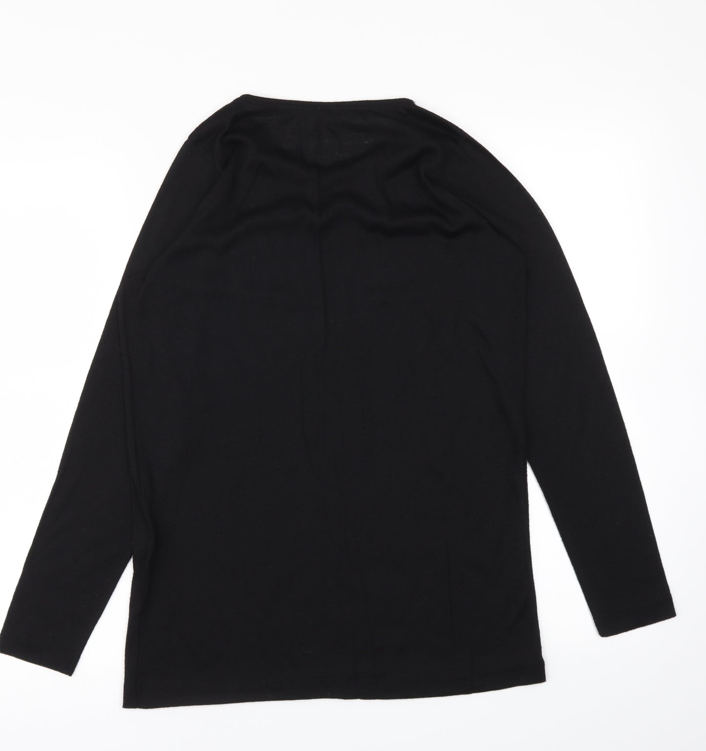 Preworn Womens Black   Basic T-Shirt Size L