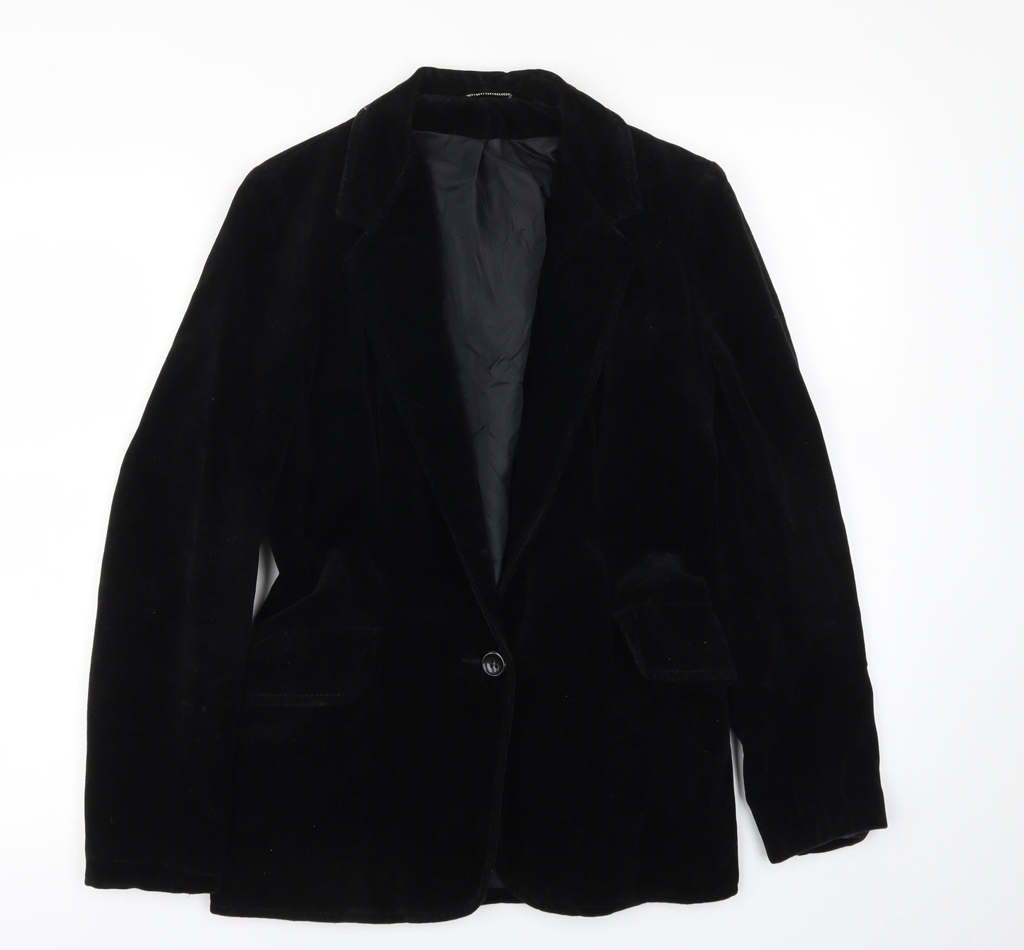 Preworn Womens Black   Jacket Blazer Size 12