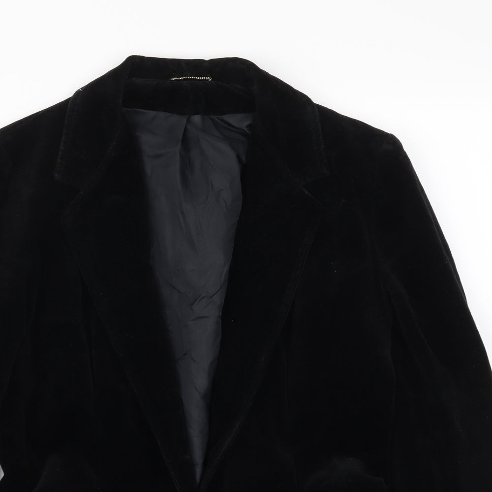 Preworn Womens Black   Jacket Blazer Size 12