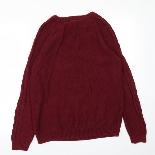 FOREVER 21 Womens Red   Pullover Jumper Size M