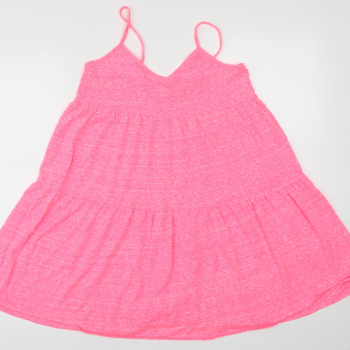 Topshop Womens Pink   Fit & Flare  Size 10
