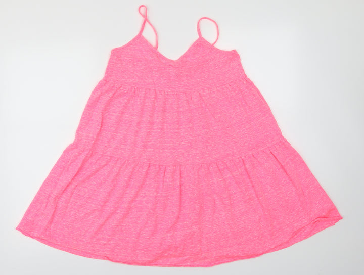 Topshop Womens Pink   Fit & Flare  Size 10