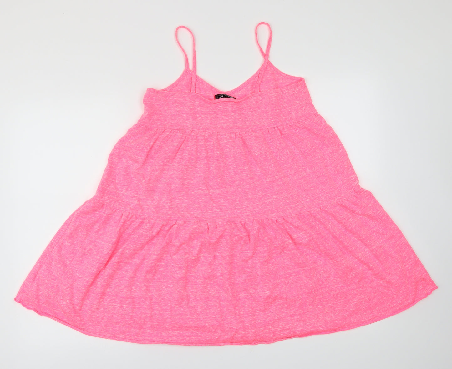 Topshop Womens Pink   Fit & Flare  Size 10